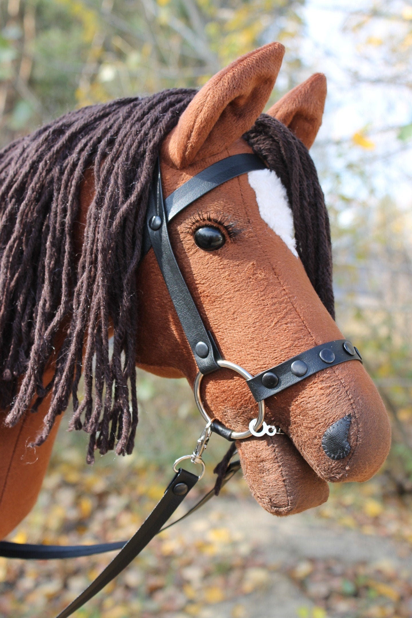 Hobbyhorse with bridle A3 Chestnut Enigma v. 2